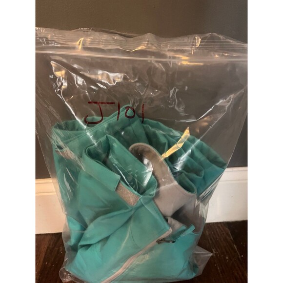 Free country women’s size xl turquoise blue lightweight shell jacket coat - Picture 4 of 4